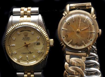 Appraisal: Bulova Wrist Watch Together with another wrist watch