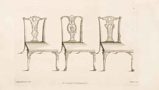 Appraisal: CHIPPENDALE Thomas - The Gentleman and Cabinet-Maker's Director London Printed