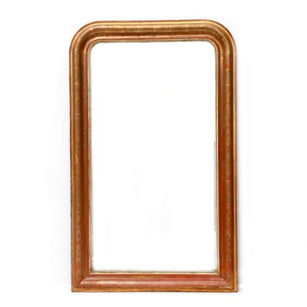 Appraisal: A th century French mirror A gilt wood th century