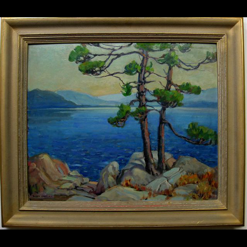 Appraisal: THE LONELY PINES ERNA NOOK JACKSON - CANADIAN OIL ON