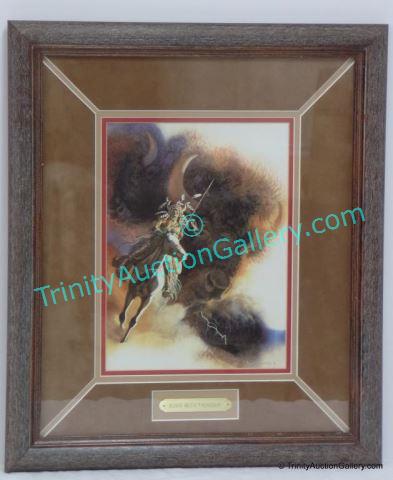 Appraisal: Bev Doolittle L E Print Runs with Thunder Issued in