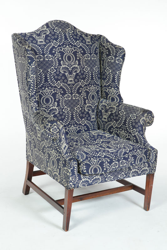 Appraisal: FEDERAL EASY OR WING CHAIR New England early th century