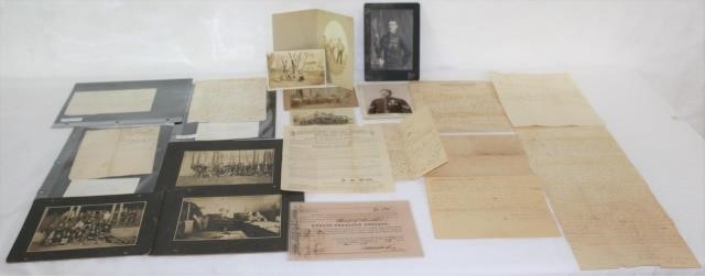 Appraisal: LOT OF DOCUMENTS AND PHOTOGRAPHS RELATED TOMASSACHUSETTS INCLUDING NEW BEDFORD