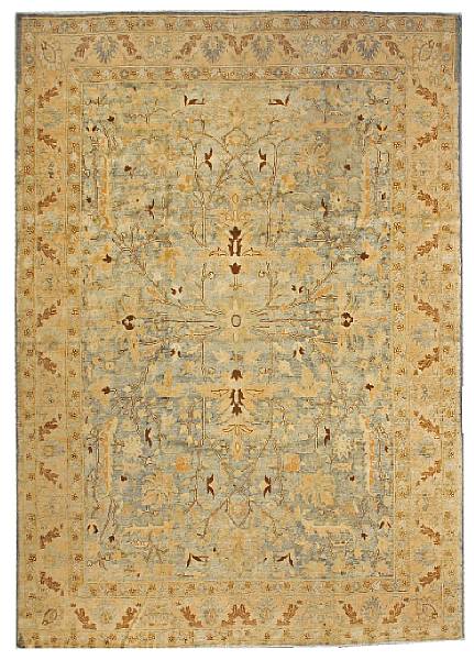 Appraisal: A Tabriz carpet Northwest Persia late th century size approximately