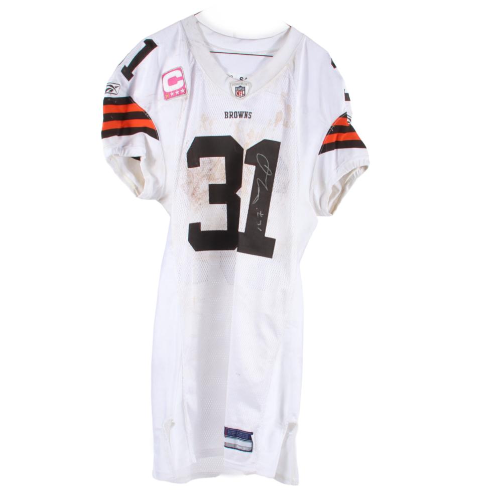 Appraisal: JAMAL LEWIS CLEVELAND BROWNS GAME USED FOOTBALL JERSEY Jamal Lewis