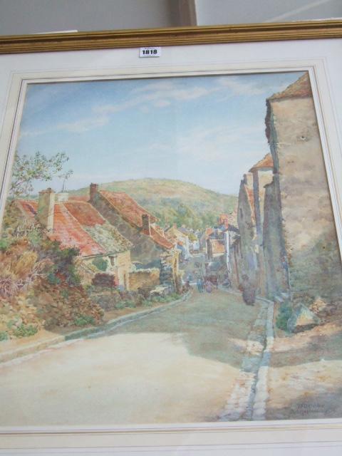 Appraisal: Thomas Matthews Rooke - Asquins watercolour signed inscribed and dated