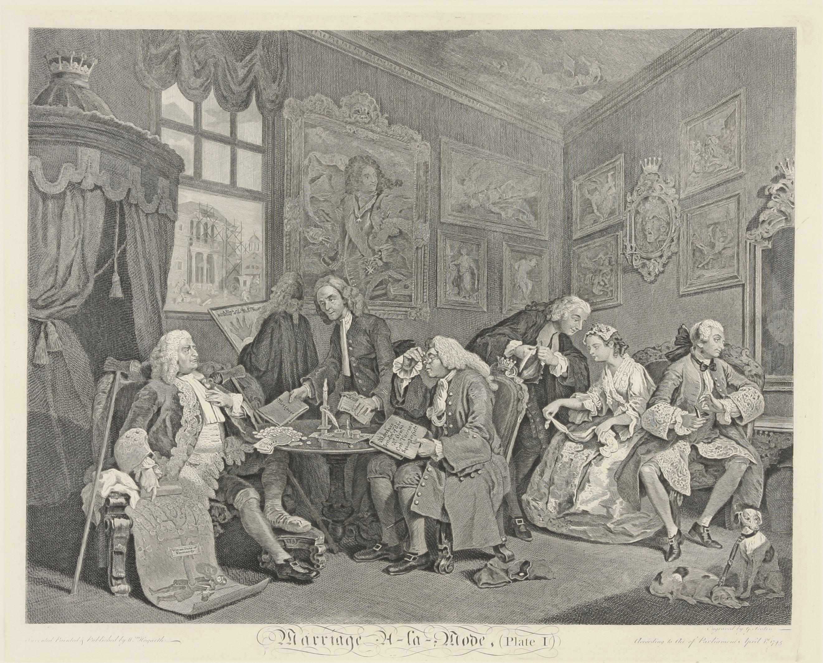 Appraisal: Property of various owners After William Hogarth British - Marriage