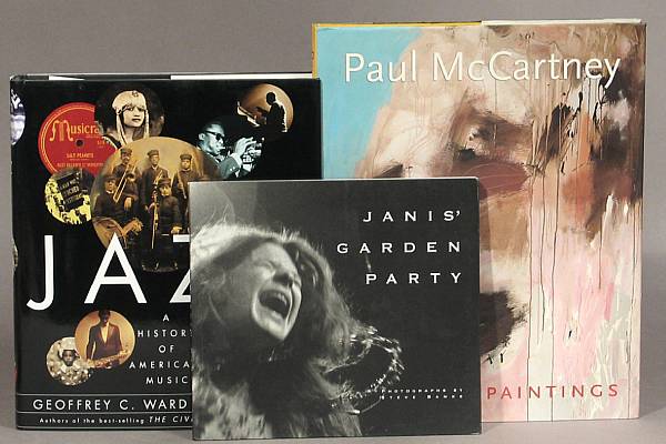 Appraisal: MUSIC Approximately books including McCartney Paul Paintings Boston Hinton Milt