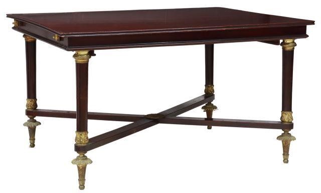 Appraisal: Spanish Fernandino Empire style mahogany dining table early th c