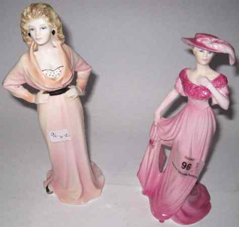 Appraisal: Coalport Figures Greta from the West End Girls and Caress