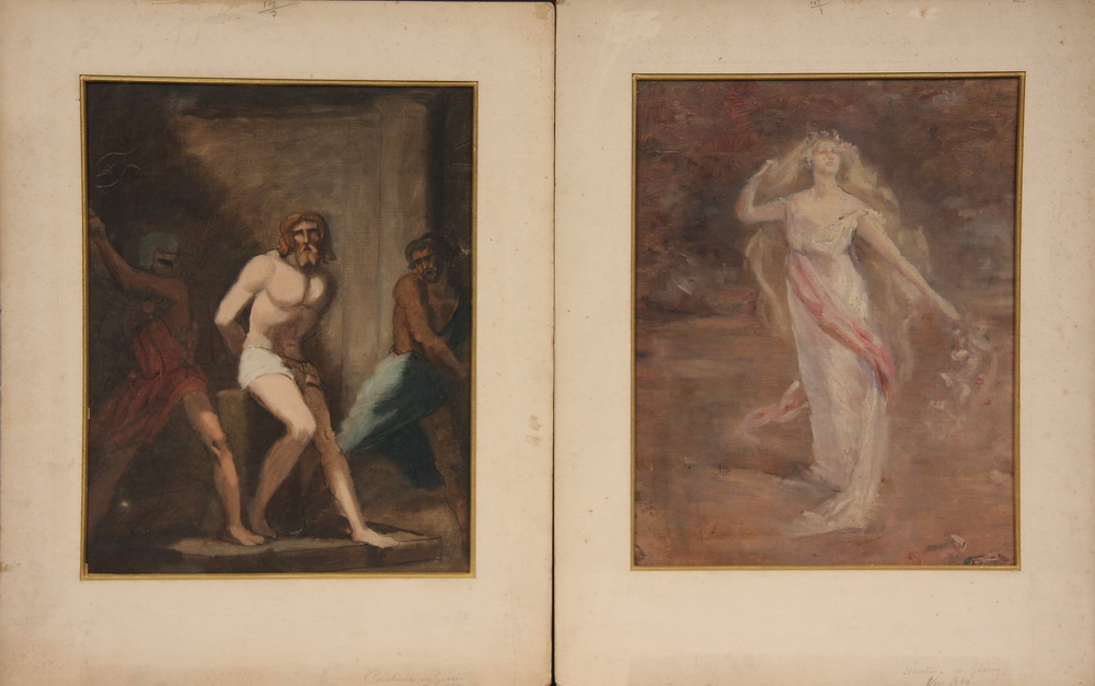 Appraisal: ATTRIBUTED TO PIERRE NARCISSE GUERIN French - - Figure Studies