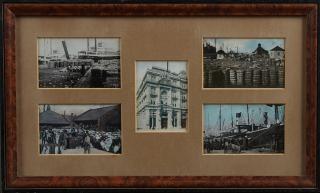 Appraisal: Group of Five New Orleans Colored Postcards early th c