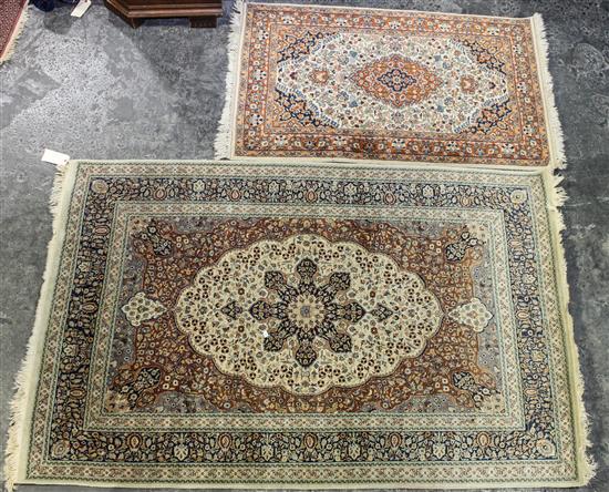 Appraisal: Sale Lot A Tabriz Wool Rug together with another Larger