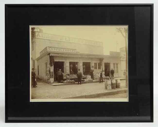 Appraisal: C photograph ''Adams Livery Stable'' ex Harold Corbin collection photo