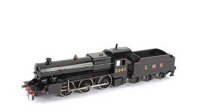 Appraisal: Bassett-Lowke O Gauge - - Loco and Tender LMS black