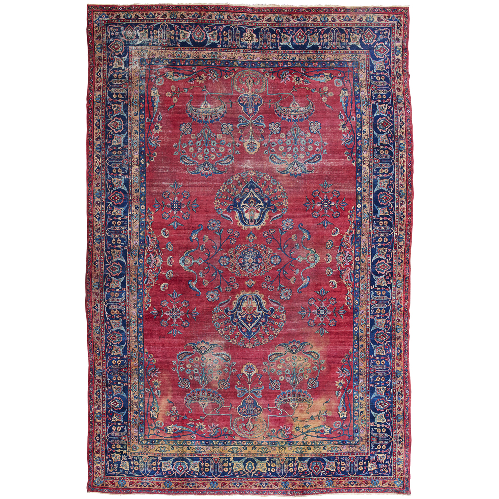 Appraisal: SAROUK CARPET WEST PERSIA LATE TH EARLY TH CENTURY the