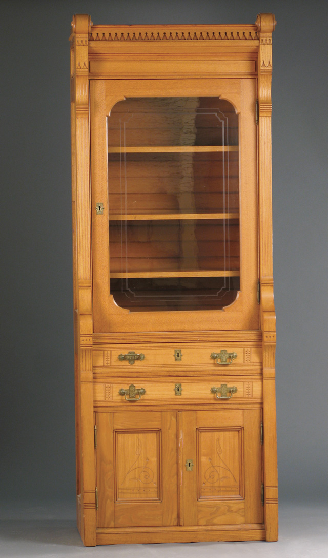 Appraisal: VICTORIAN EASTLAKE CABINET ON CHEST American late th century in