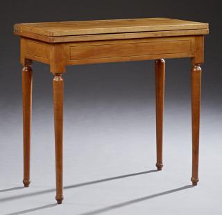 Appraisal: French Louis Philippe Inlaid Cherry Games Table m French Louis