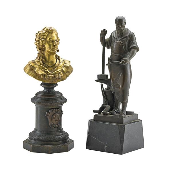 Appraisal: GERMAN BRONZE SCULPTURES Condition Report