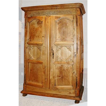 Appraisal: Provincial Louis XV Fruitwood Armoire Estimate -