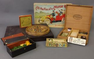 Appraisal: Children's game Miscellaneous grouping of children's games to include nailing