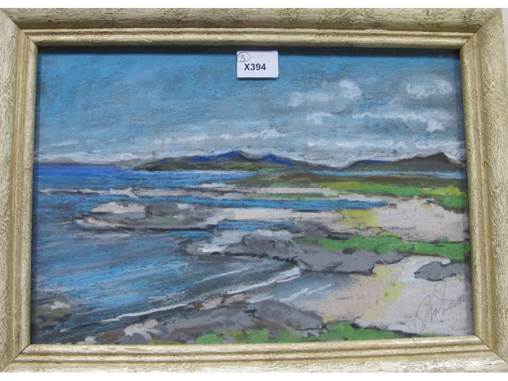 Appraisal: Pastel 'Sanna Bay Ardnamurchan' signed P McLean recto and dedicated