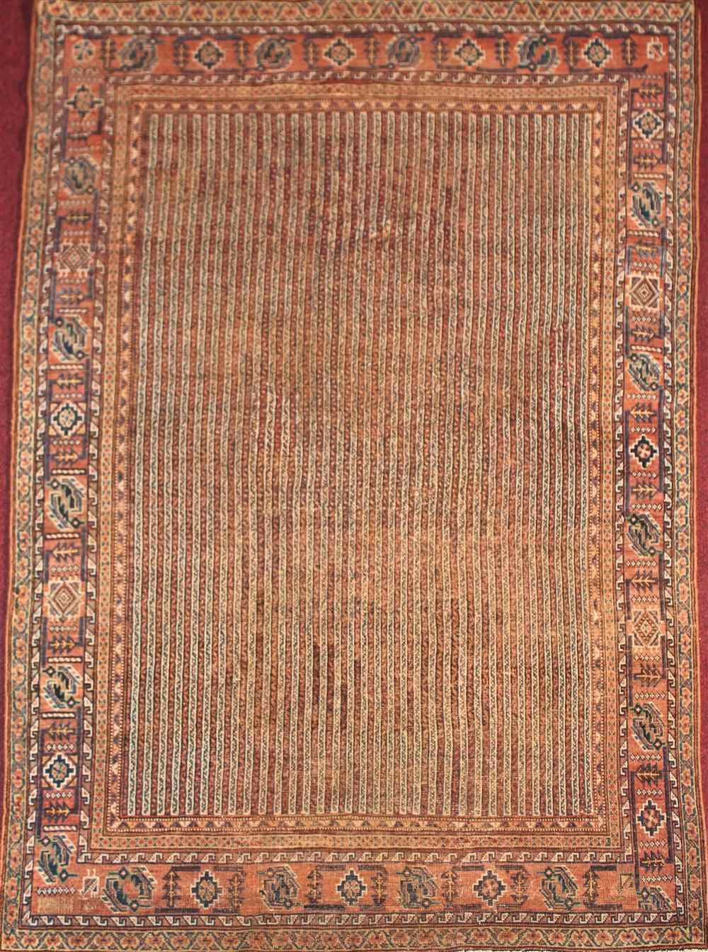 Appraisal: PERSIAN RUG approx ' '' x ' retail tag Provenance