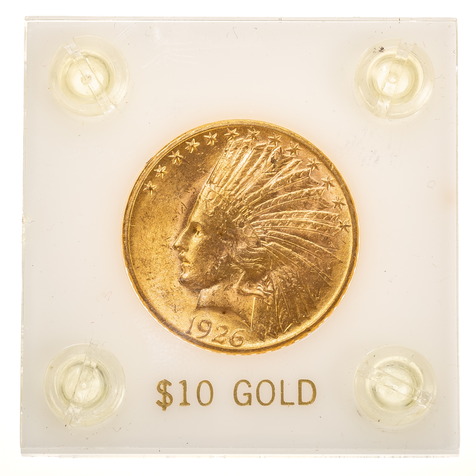 Appraisal: GOLD INDIAN EAGLE AU Nice luster for the grade