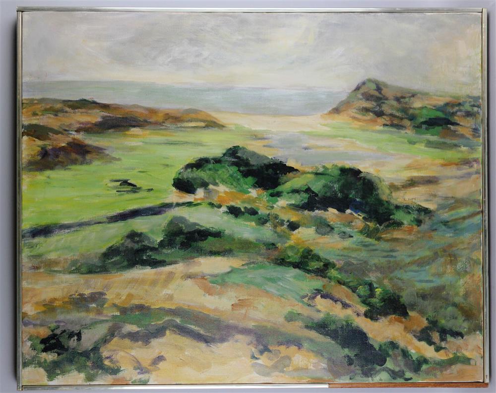 Appraisal: ALICE NEAMAN TH ST CENTURY TRURO Oil on canvas x