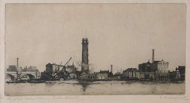 Appraisal: DAVID MURRAY SMITH - 'Waterloo Bridge' and 'The Shot Tower