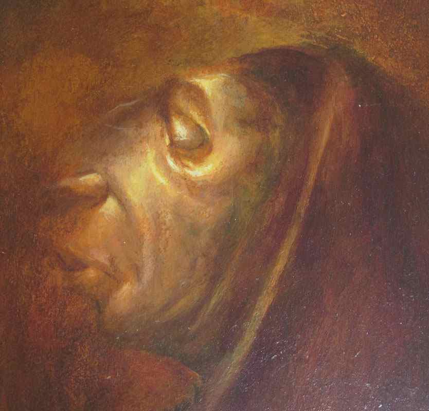 Appraisal: ANDERSON David American th C Profile of a Monk Oil