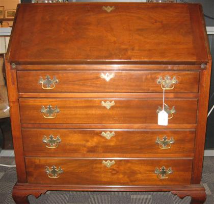 Appraisal: George III style slant front desk