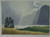 Appraisal: WOODBLOCK - MAINE COASTAL SCENE BY LEO FRANK AUSTRIAN -