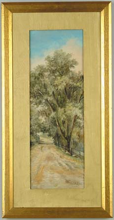 Appraisal: J E FIELD American th Century PAIR OF LANDSCAPES Both