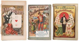 Appraisal: Three German Books on Magic Including Das Buch der Kartenkunste