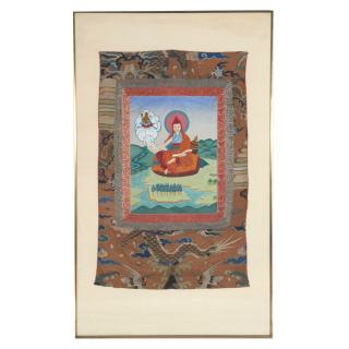 Appraisal: Himalayan Ladakh School Thangka painting Himalayan Ladakh School Thangka painting