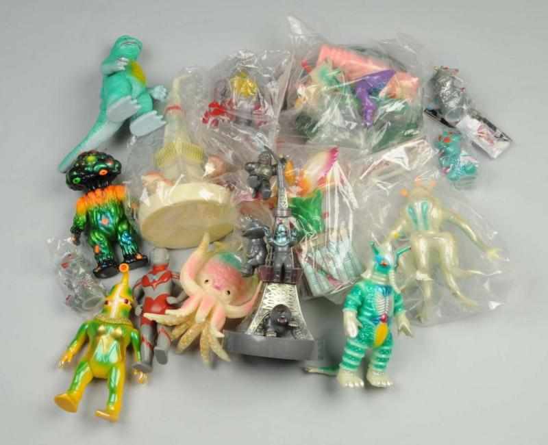 Appraisal: Lot of Kaiju Soft Vinyl Figures Description Includes two Ultra