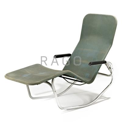 Appraisal: EDGAR BARTOLUCCI AND JOHN WALDHEIM Barwa lounge chair USA s