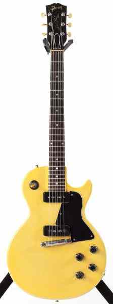 Appraisal: Gibson Les Paul SpecialFinish Professionally refinished TV Yellow Serial Number