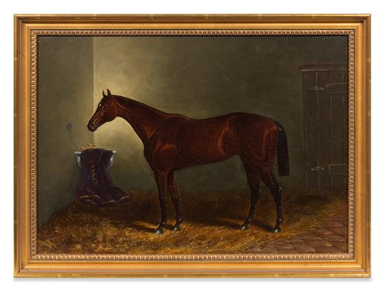 Appraisal: Sale Lot Henry Stull American - Portrait of the Racehorse