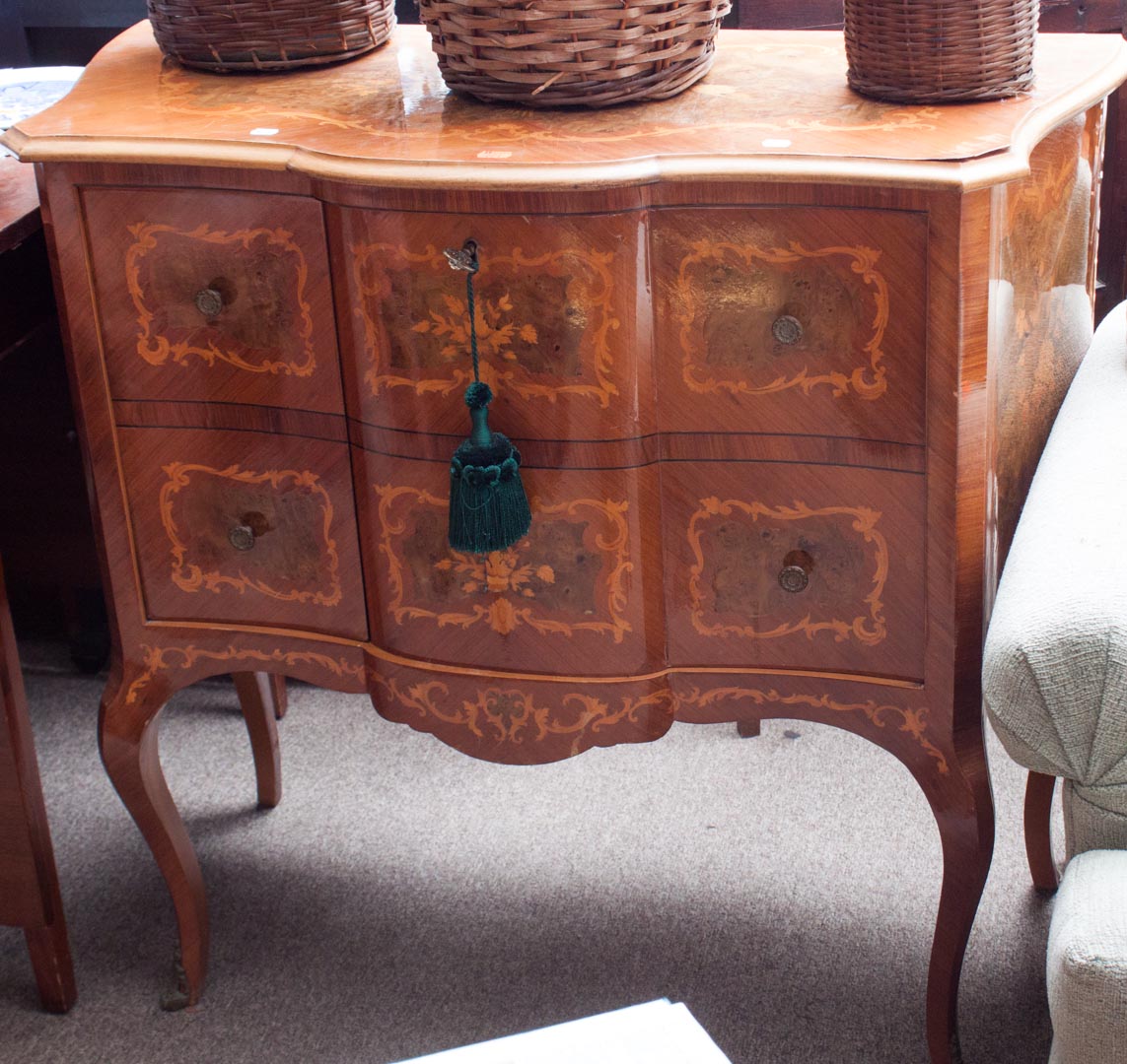 Appraisal: Inlaid commode