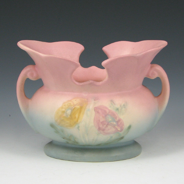 Appraisal: Hull Poppy - Planter Poppy planter in pink and blue