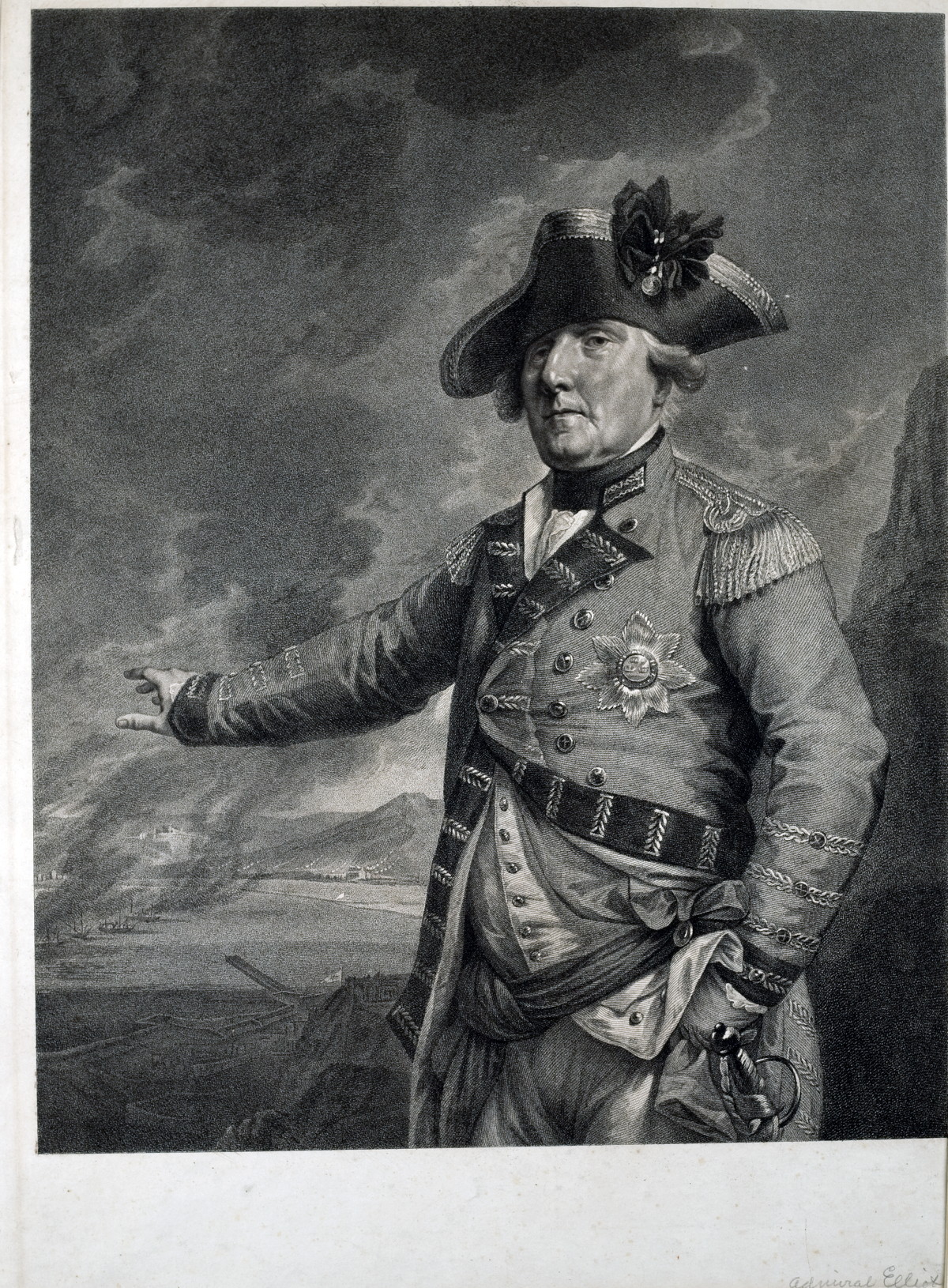 Appraisal: FOUR LARGE-FOLIO ENGRAVED PORTRAITS OF BRITISH NAVAL OFFICERS AND EXPLORERS