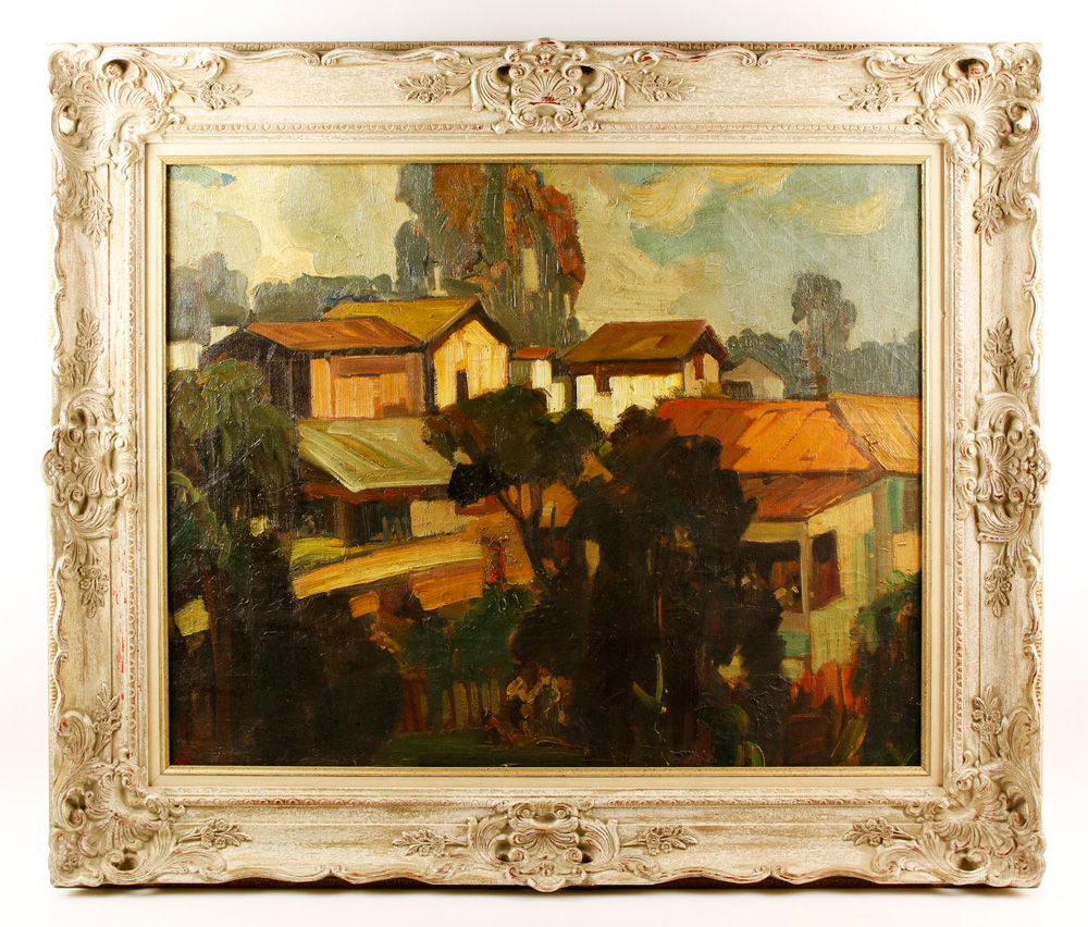 Appraisal: - MacTaggart Spanish Village O C William MacTaggart Scottish -