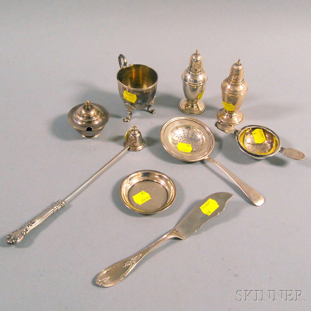 Appraisal: Small Group of Mostly Sterling Silver Tableware and Flatware a