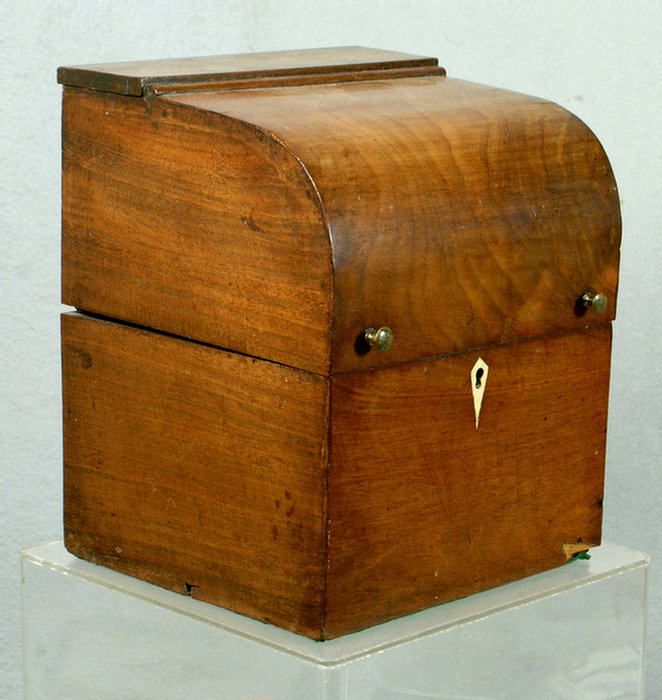 Appraisal: Mahogany bottle case fitted interior with bottles one with a