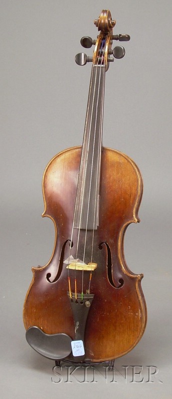 Appraisal: German Violin c labeled COPY OF JOSEPH GUARNERIUS length of