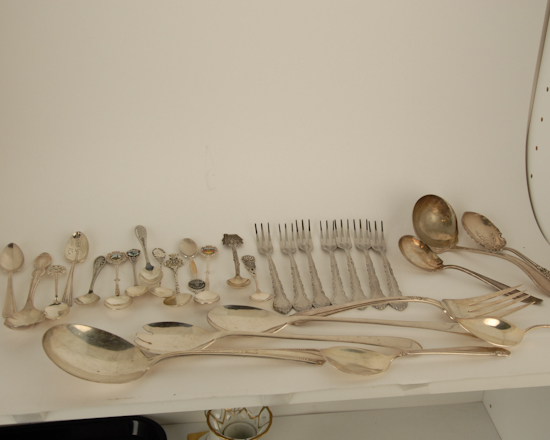 Appraisal: Large Lot Silverplate Flatware