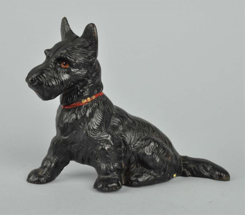 Appraisal: Scottie Dog Cast Iron Still Bank Manufactured by Hubley Beautiful