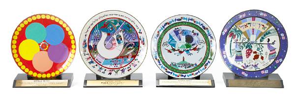 Appraisal: An Estelle Getty group of commemorative plates from the Chabad